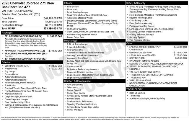 2023 CHEVROLET Colorado