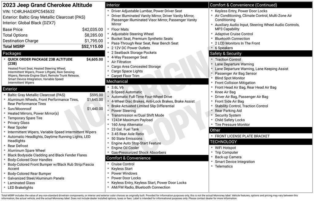 2023 JEEP Grand Cherokee