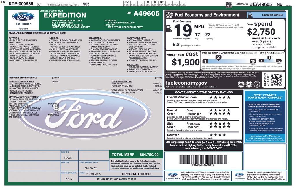 2018 FORD Expedition