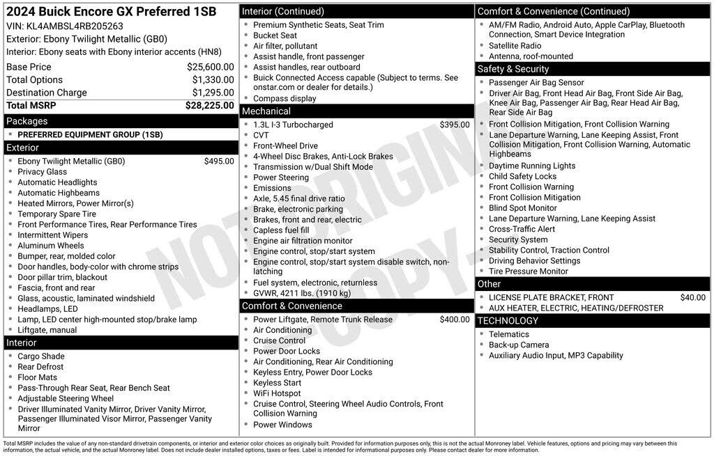 2024 BUICK Encore GX