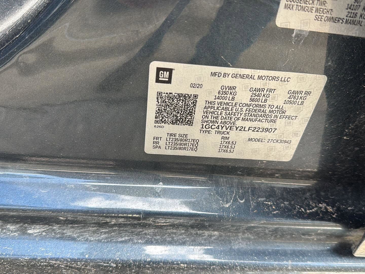 2020 CHEVROLET Silverado