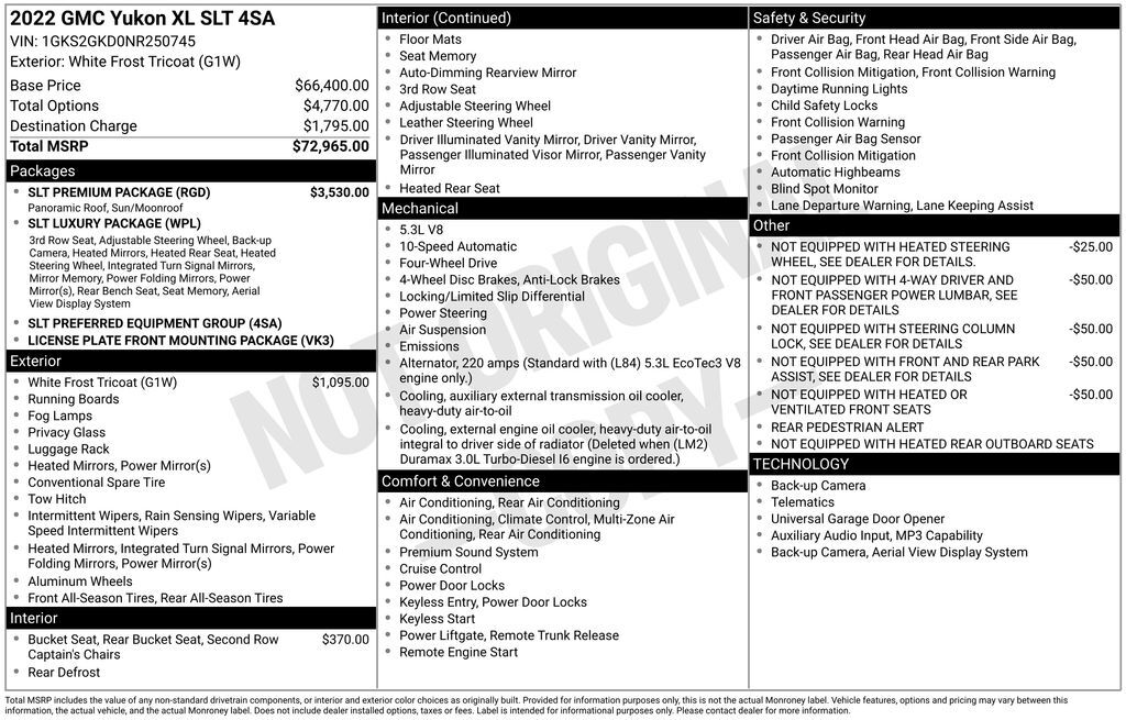 2022 GMC Yukon XL