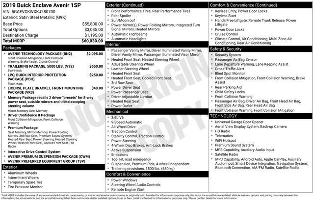 2019 BUICK Enclave