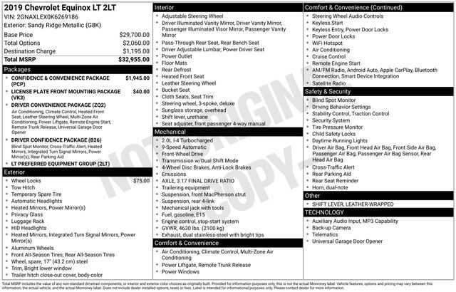 2019 CHEVROLET Equinox