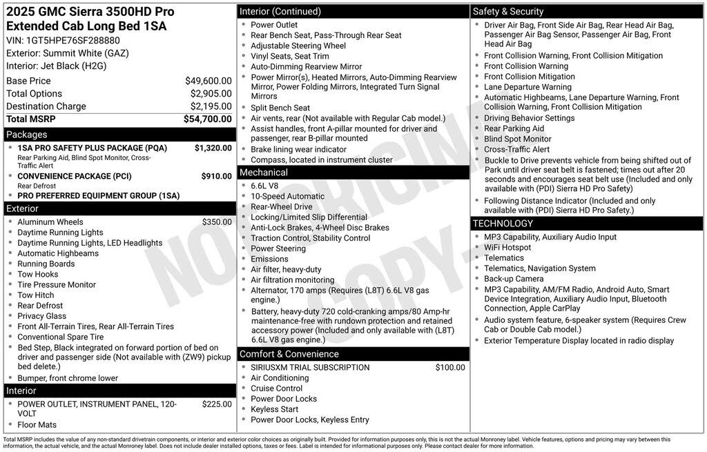 2025 GMC Sierra HD