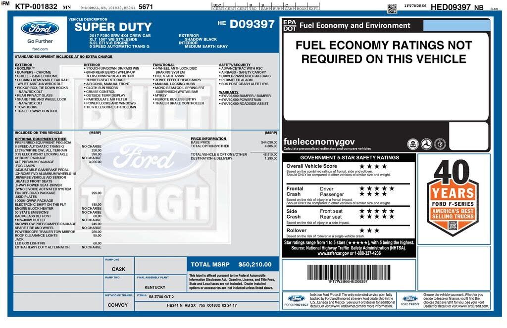 2017 FORD F-250