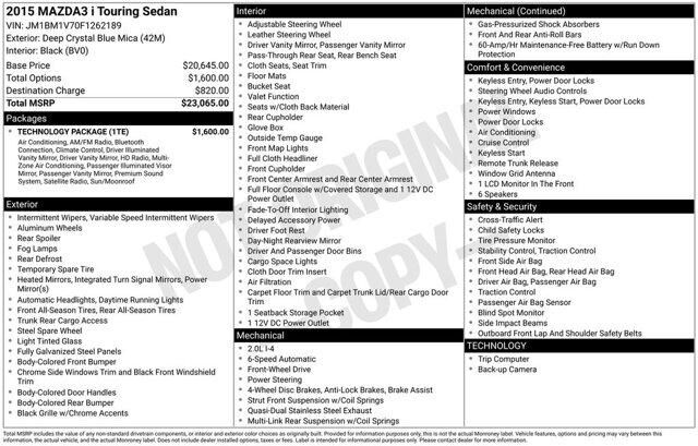 2015 MAZDA Mazda3