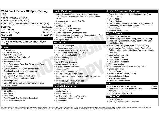2024 BUICK Encore GX