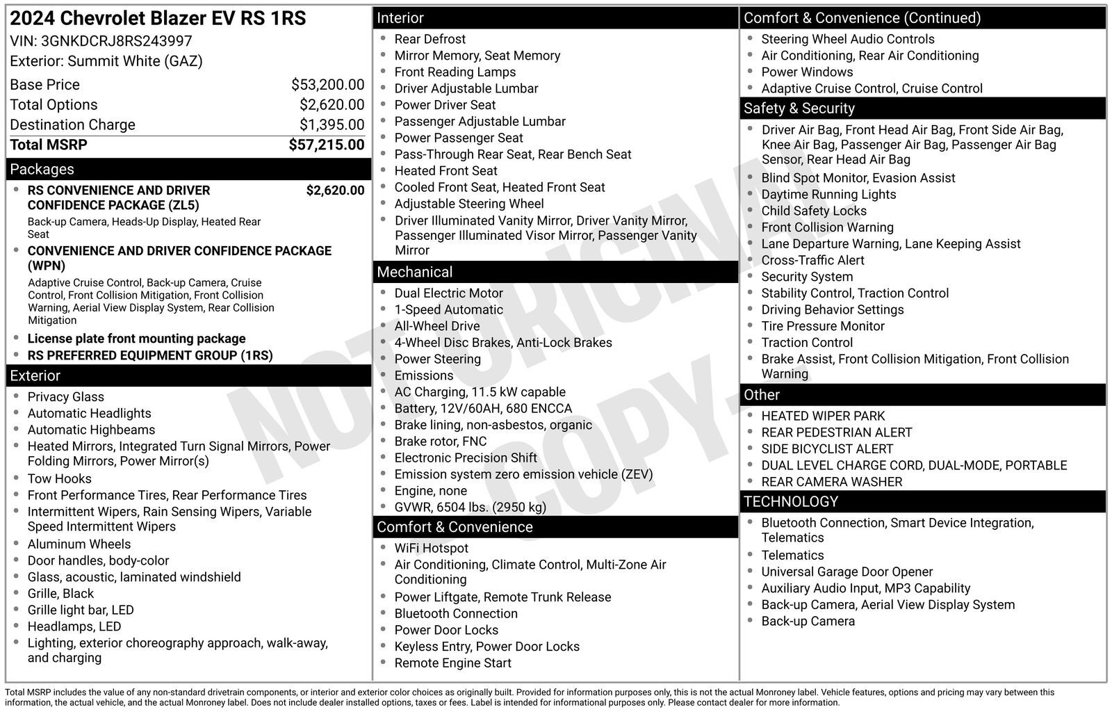 2024 CHEVROLET Blazer EV