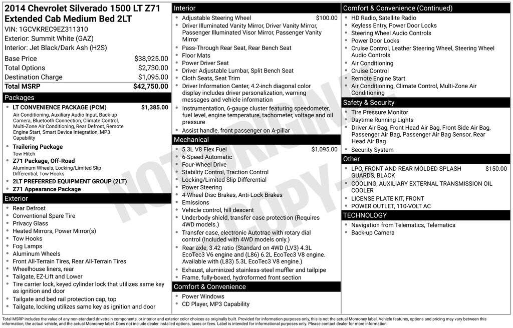 2014 CHEVROLET Silverado