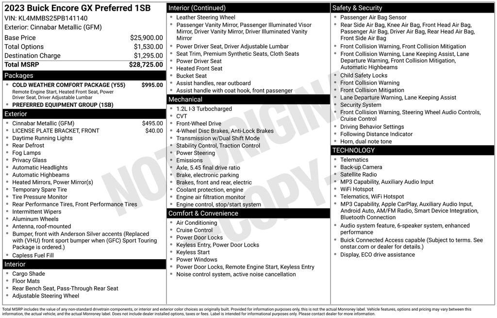 2023 BUICK Encore GX
