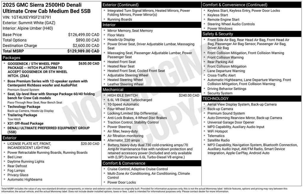 2025 GMC Sierra HD