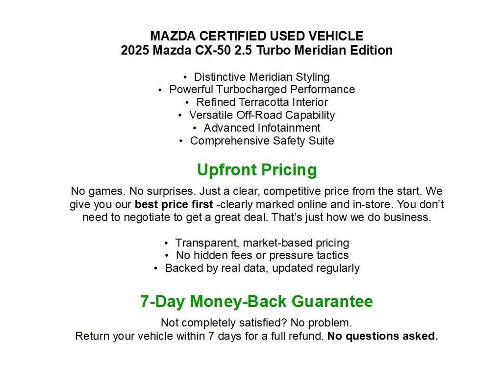 2025 MAZDA CX-50