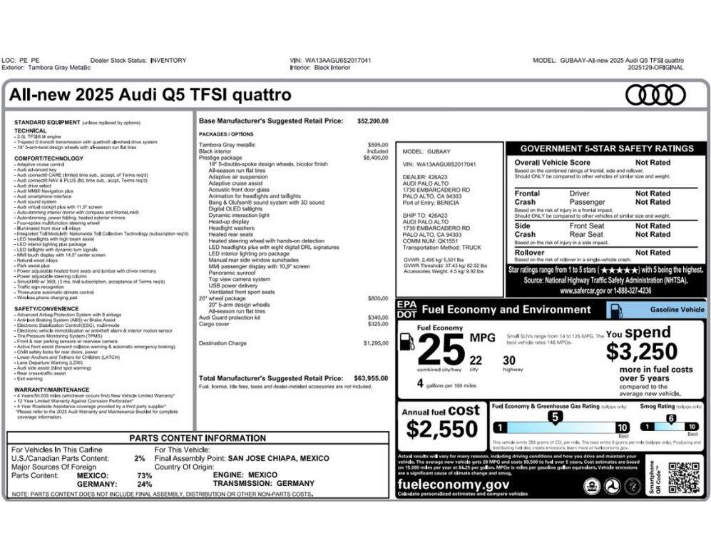 2025 Audi Q5