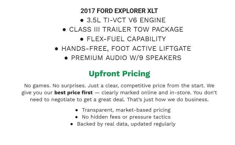 2017 FORD Explorer