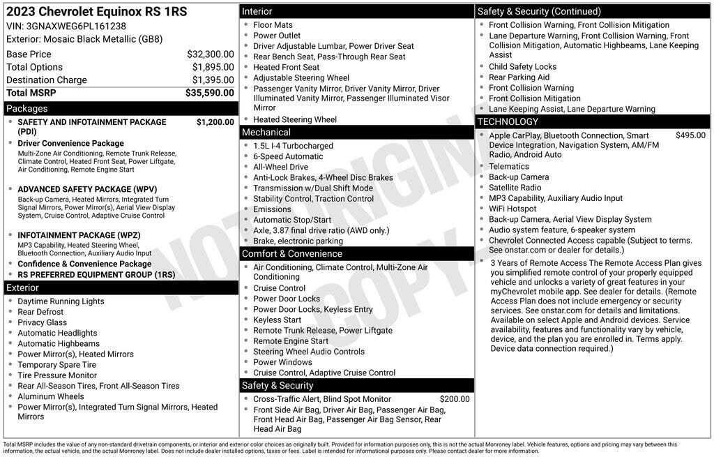 2023 CHEVROLET Equinox