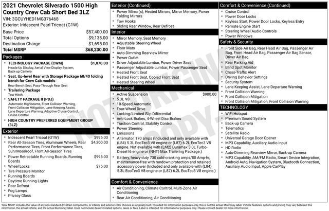 2021 CHEVROLET Silverado