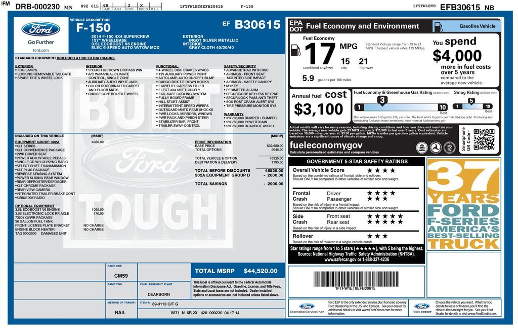 2014 FORD F-150