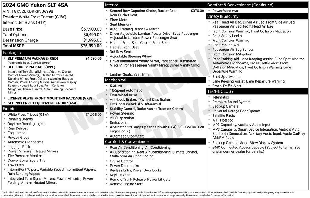 2024 GMC Yukon