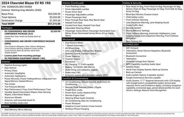 2024 CHEVROLET Blazer EV