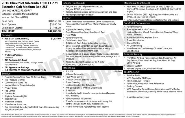 2015 CHEVROLET Silverado