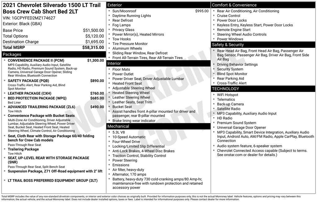 2021 CHEVROLET Silverado