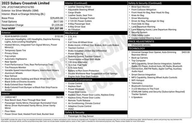 2023 SUBARU Crosstrek
