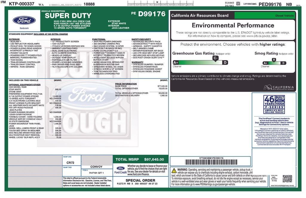 2023 FORD F-350