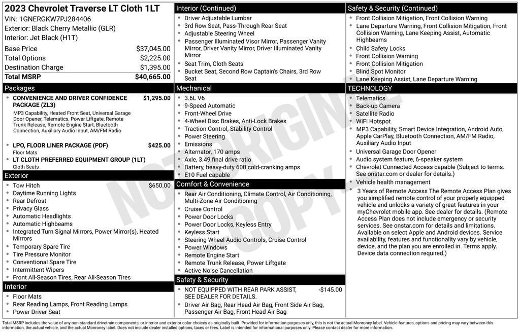 2023 CHEVROLET Traverse