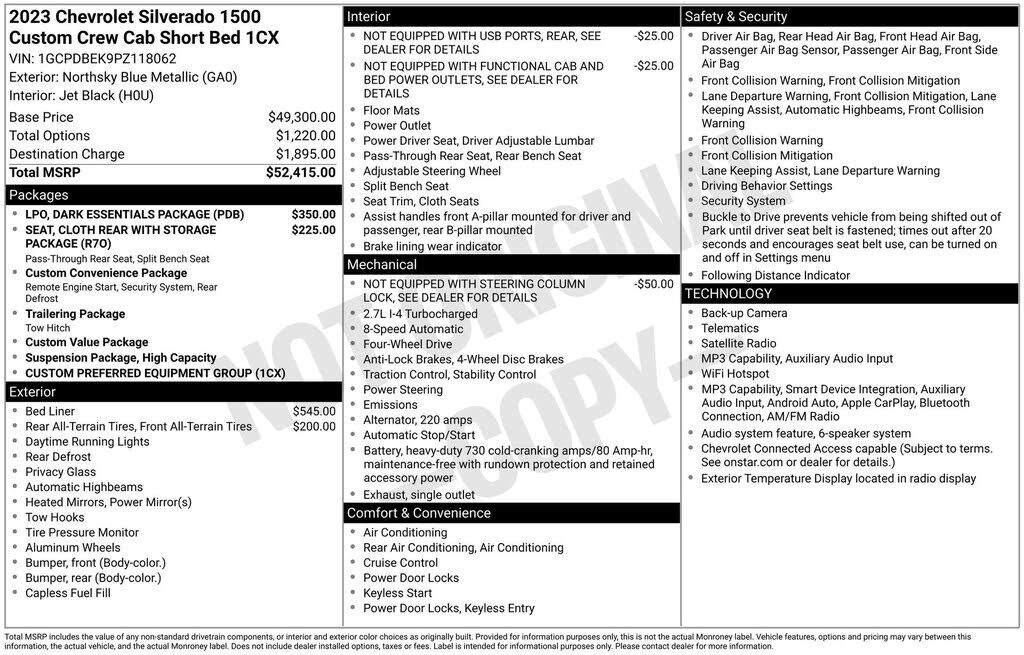 2023 CHEVROLET Silverado