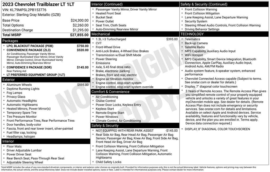 2023 CHEVROLET Trailblazer