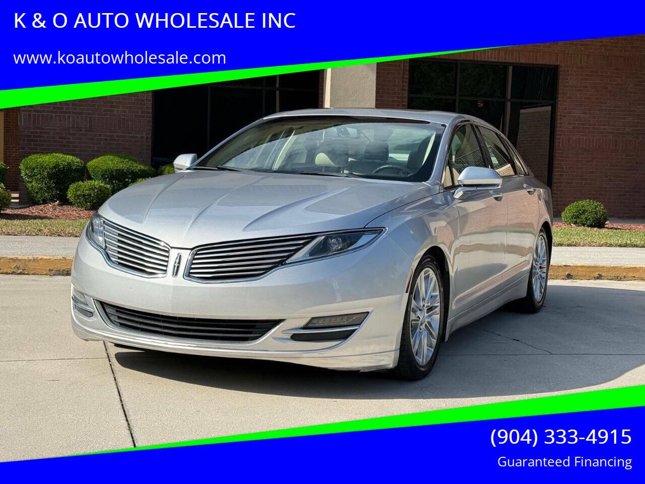 2013 LINCOLN MKZ