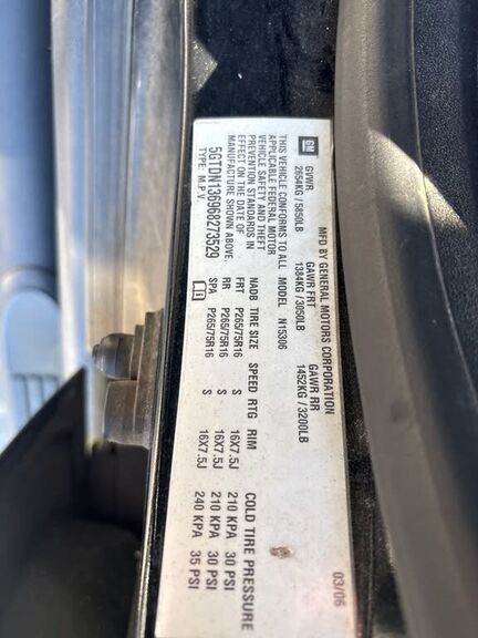 2006 HUMMER H3