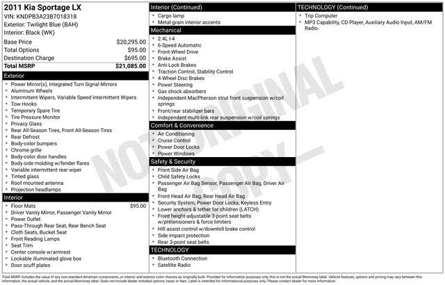 2011 KIA Sportage