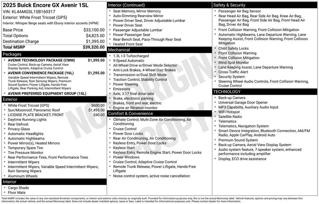 2025 BUICK Encore GX