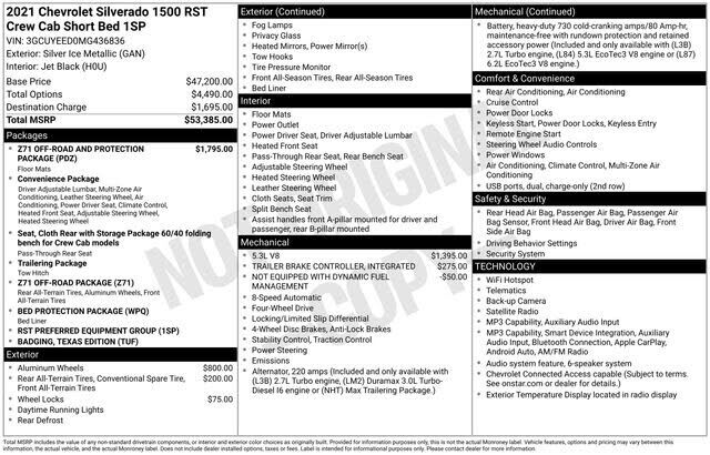 2021 CHEVROLET Silverado