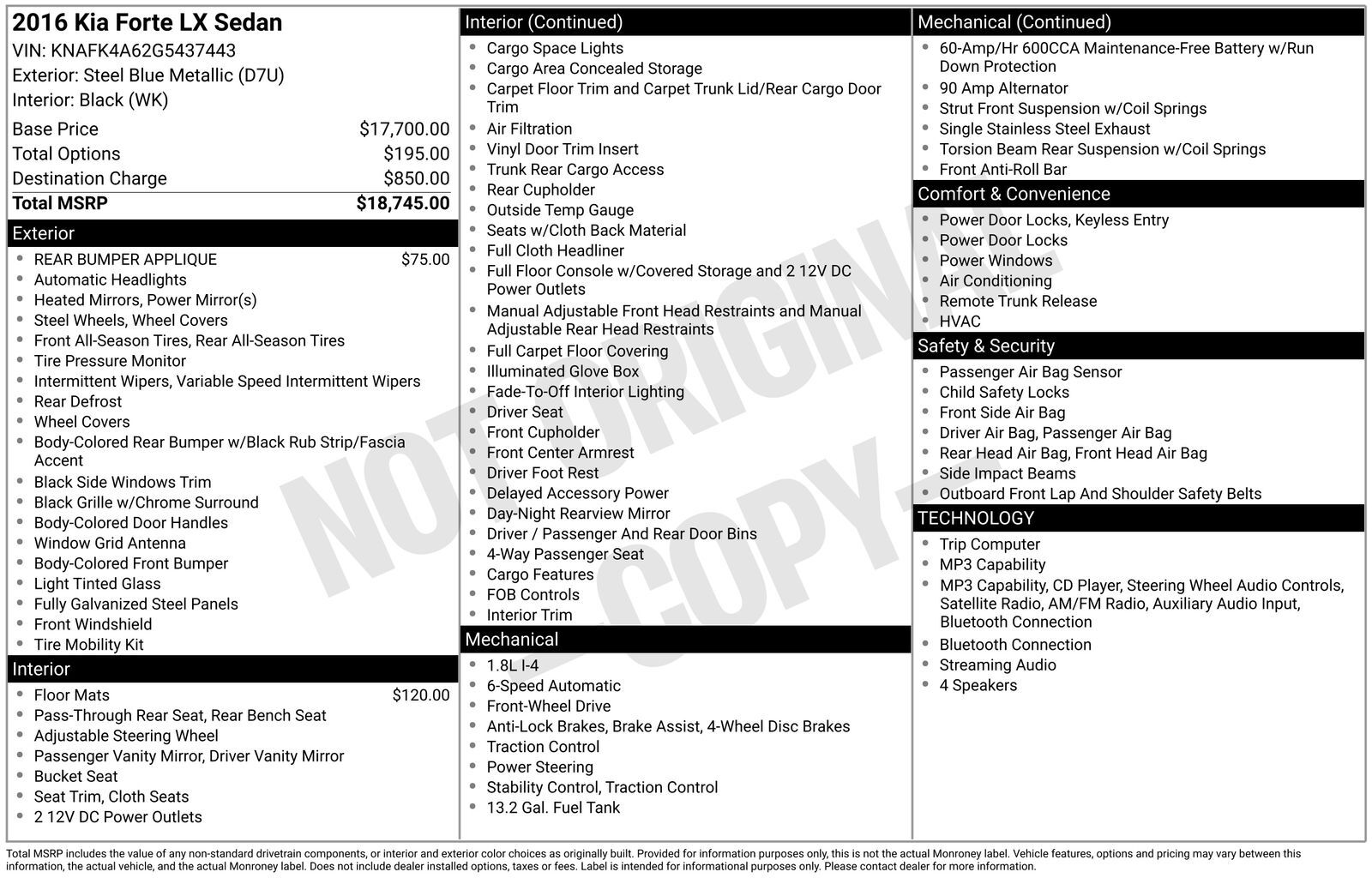 2016 KIA Forte