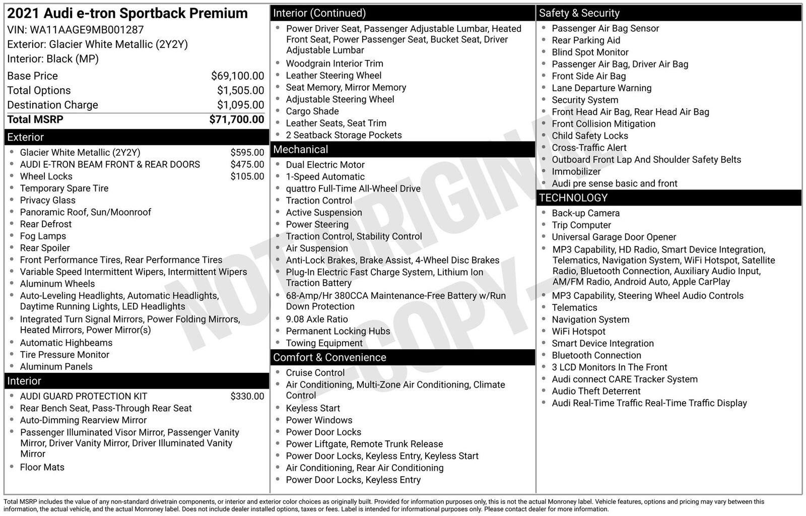 2021 AUDI e-tron Sportback