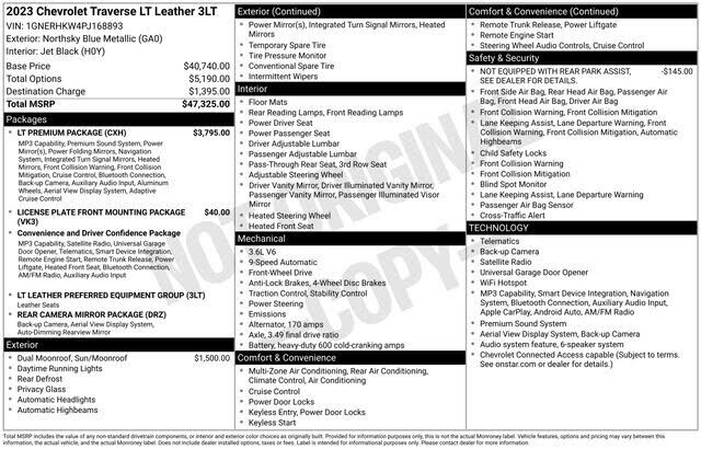 2023 CHEVROLET Traverse