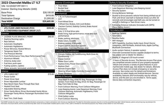 2023 CHEVROLET Malibu