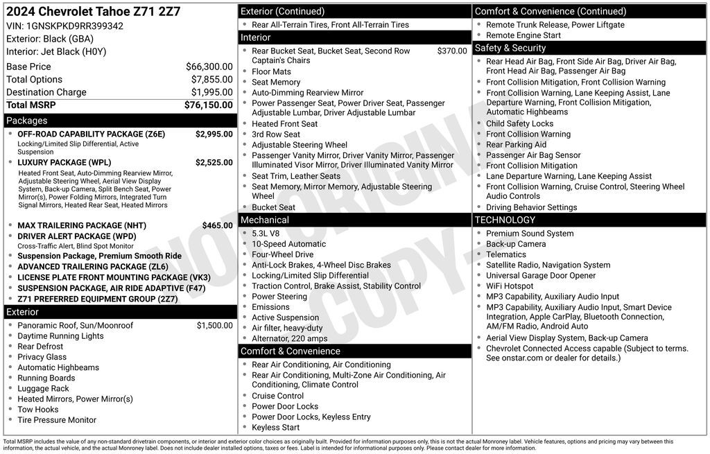 2024 CHEVROLET Tahoe