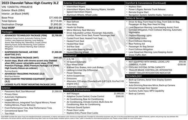 2023 CHEVROLET Tahoe
