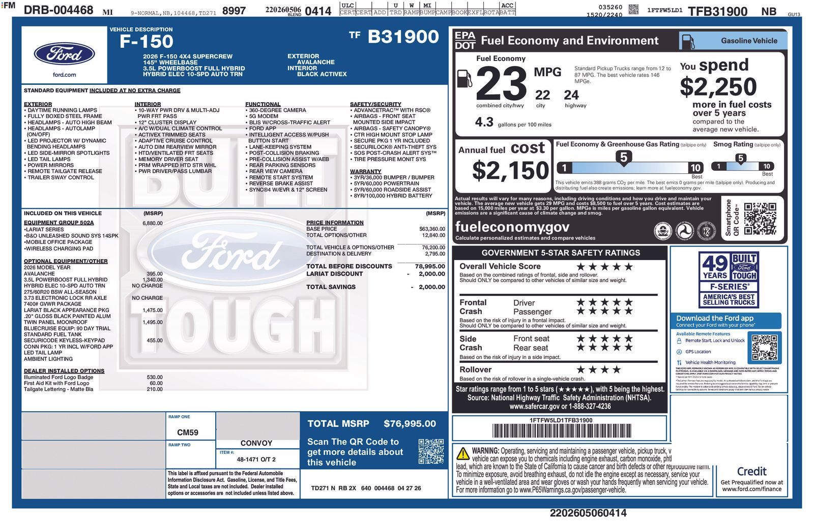 2026 FORD F-150