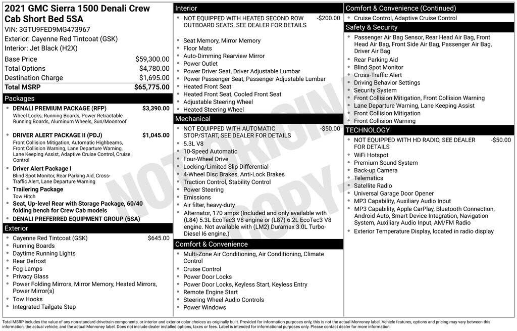 2021 GMC Sierra