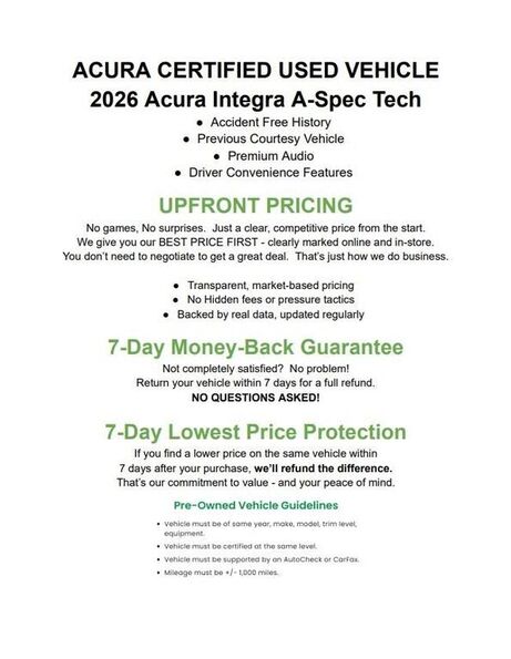 2026 ACURA Integra