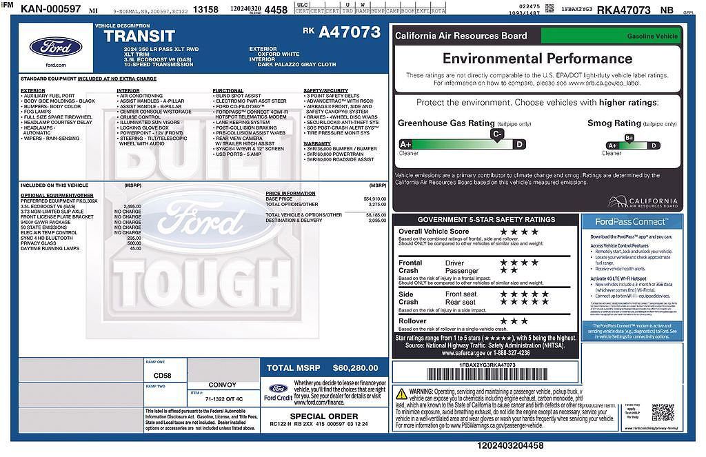 2024 FORD Transit