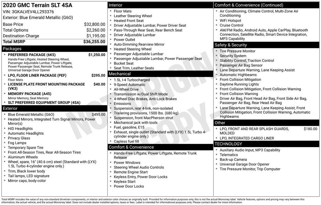 2020 GMC Terrain