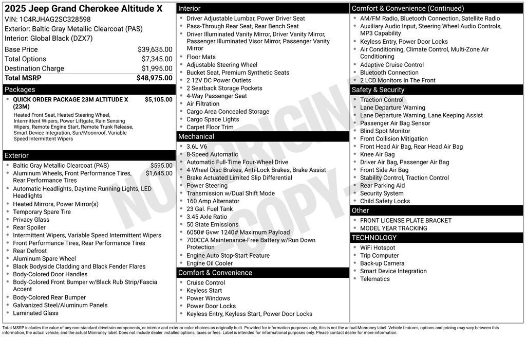 2025 JEEP Grand Cherokee