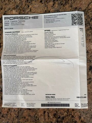 2014 PORSCHE Cayenne