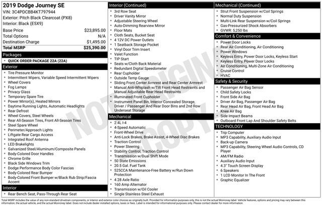 2019 DODGE Journey